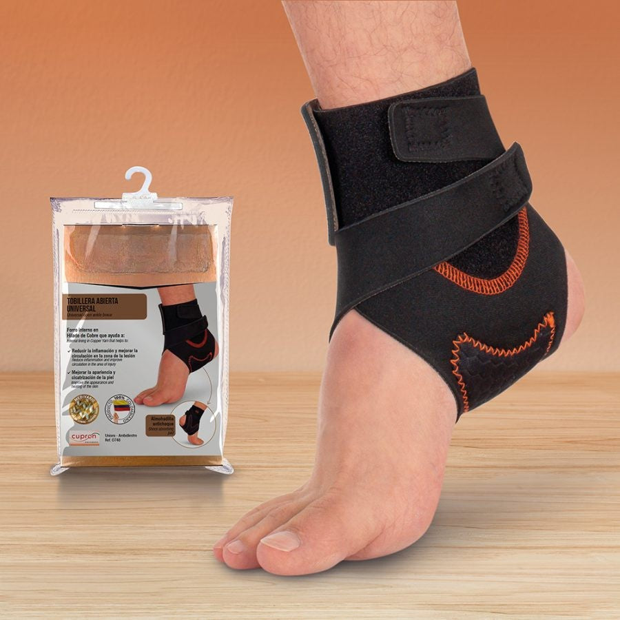 Tobillera abierta universal