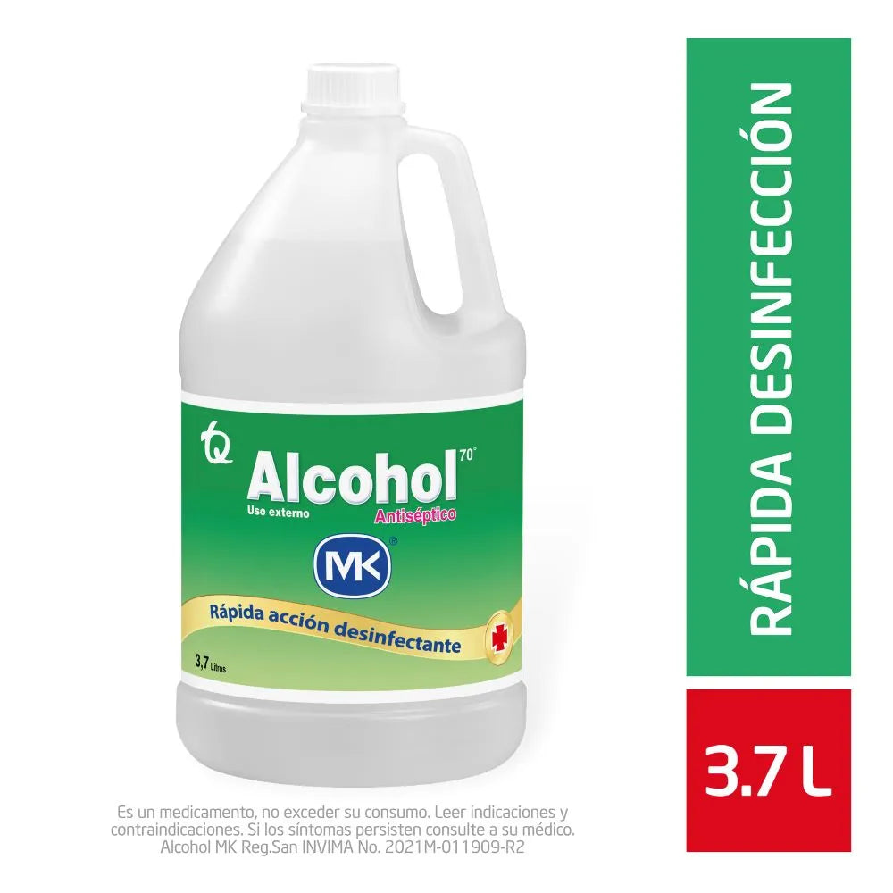 Alcohol antiséptico 3,7 L