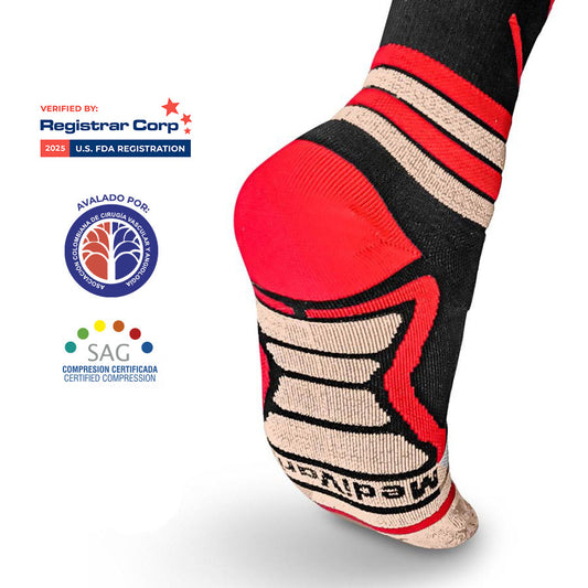 Medias deportivas de compresión (18–23 mmHg)