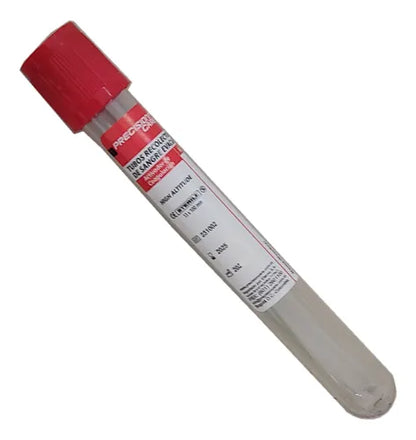 Tubos recolectores de sangre evacuada 6 ml (rojo) x100 UNDS