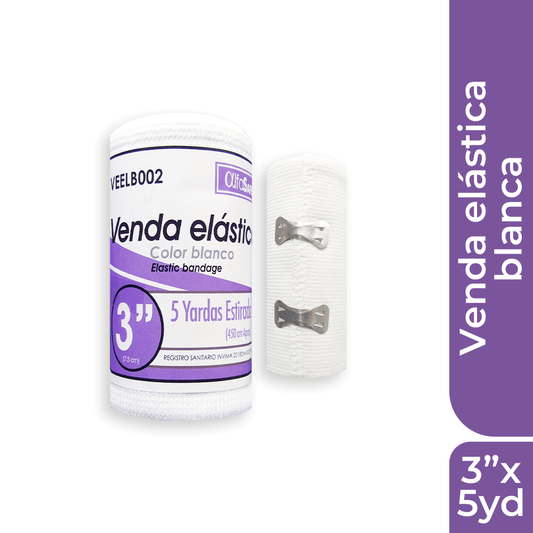 Venda elástica blanca 3x5 YD