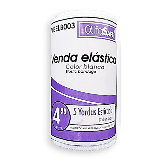 Venda elástica blanca 4x5