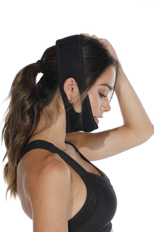 Mentonera facial reductora y correctora
