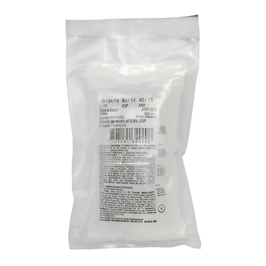 Cloruro de sodio 0.9% (250 ml)