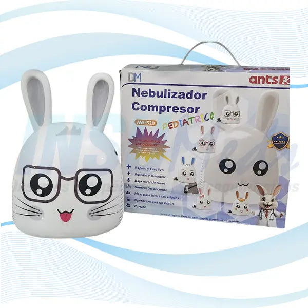 Nebulizador pediátrico en forma de conejo