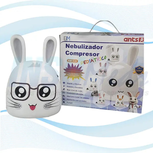 Nebulizador pediátrico en forma de conejo