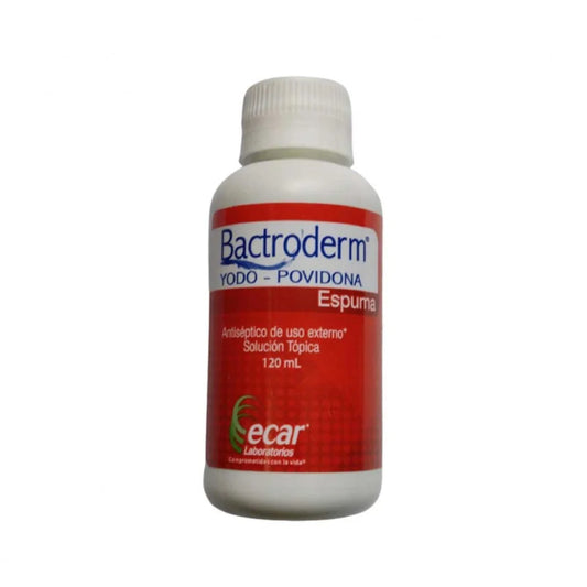 Yodopovidona solución tópica espuma 120 ml